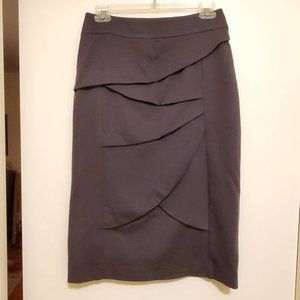 Gray Pencil Skirt